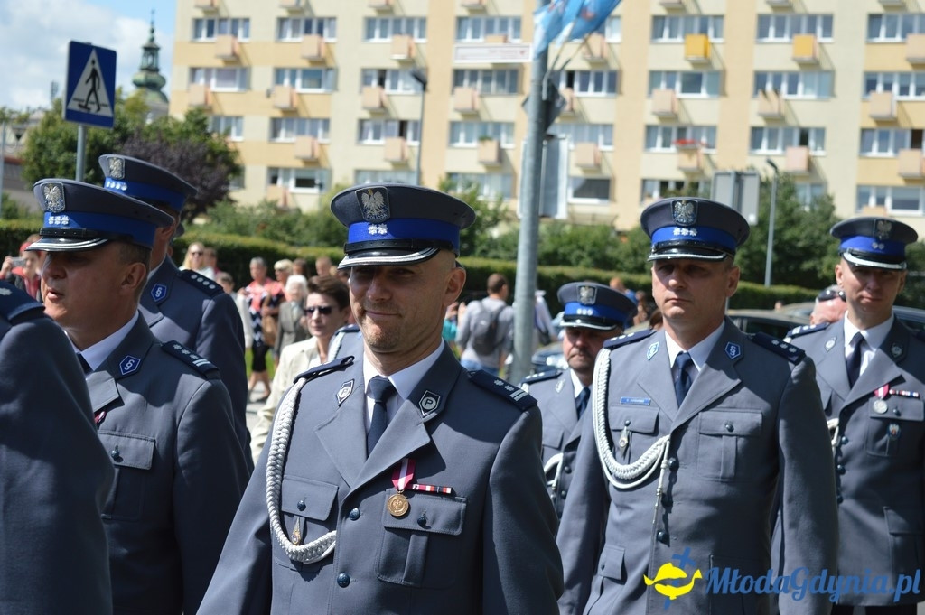 Uroczyste obchody Święta Policji województwa Pomorskiego w Gdyni.