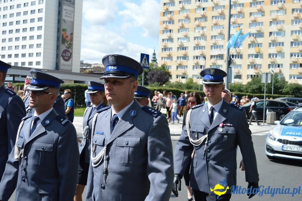 Uroczyste obchody Święta Policji województwa Pomorskiego w Gdyni.