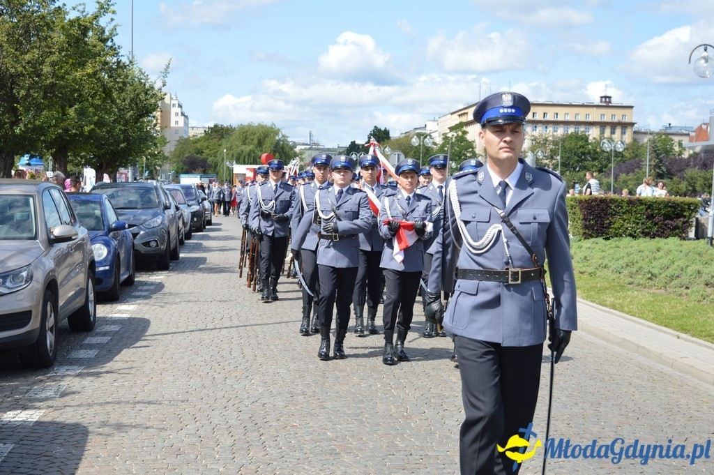 Uroczyste obchody Święta Policji województwa Pomorskiego w Gdyni.