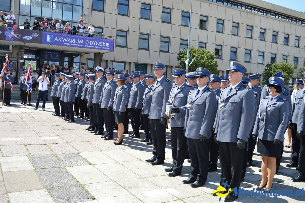 Uroczyste obchody Święta Policji województwa Pomorskiego w Gdyni.