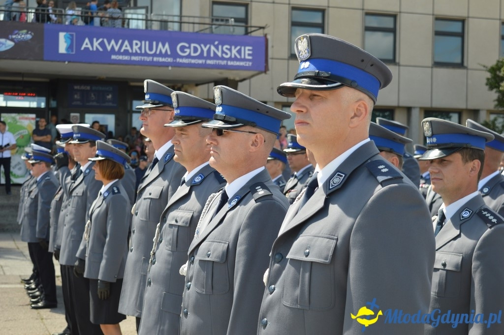 Uroczyste obchody Święta Policji województwa Pomorskiego w Gdyni.