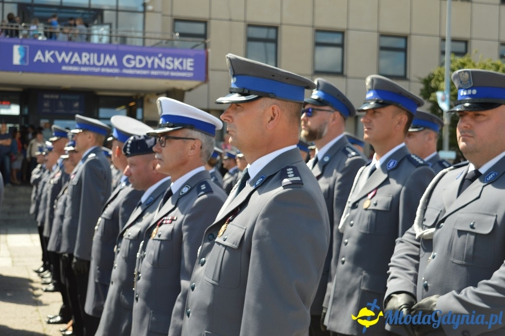 Uroczyste obchody Święta Policji województwa Pomorskiego w Gdyni.
