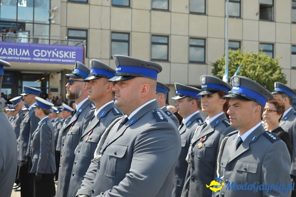 Uroczyste obchody Święta Policji województwa Pomorskiego w Gdyni.