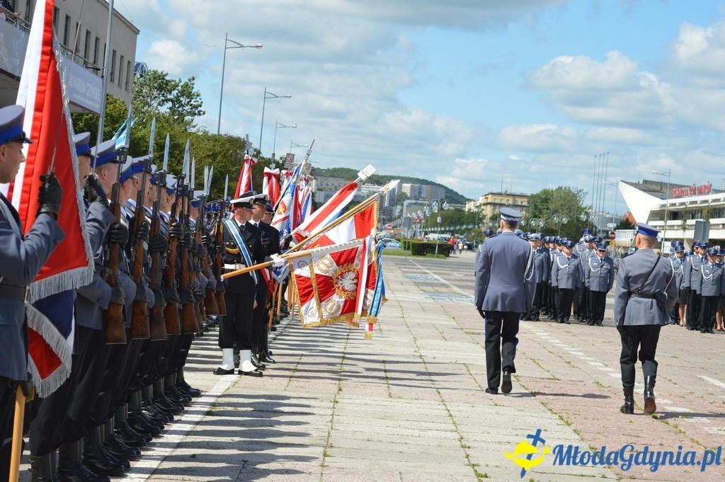 Uroczyste obchody Święta Policji województwa Pomorskiego w Gdyni.