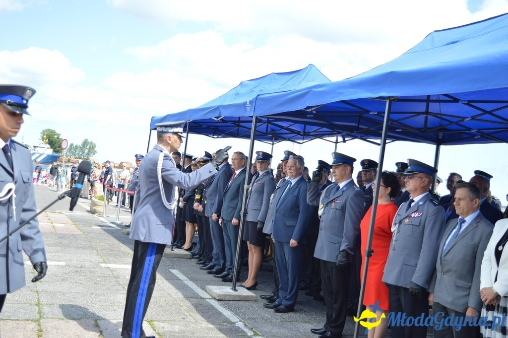 Uroczyste obchody Święta Policji województwa Pomorskiego w Gdyni.