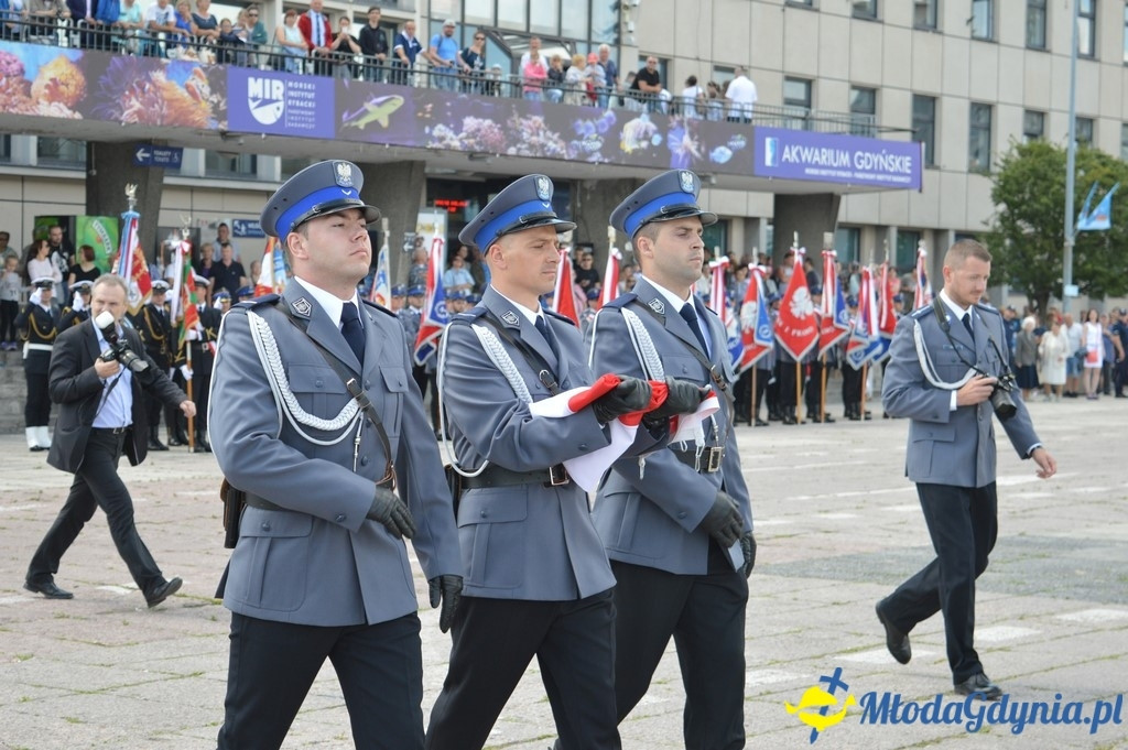 Uroczyste obchody Święta Policji województwa Pomorskiego w Gdyni.