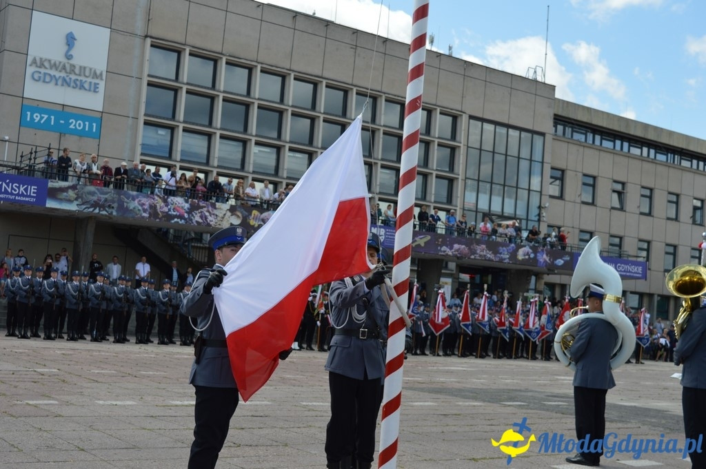 Uroczyste obchody Święta Policji województwa Pomorskiego w Gdyni.