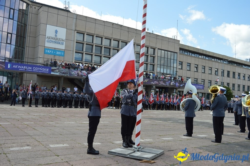 Uroczyste obchody Święta Policji województwa Pomorskiego w Gdyni.