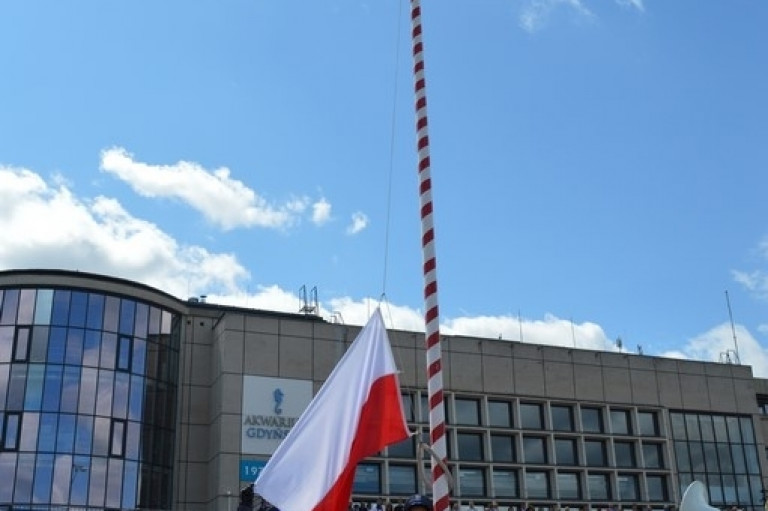 Uroczyste obchody Święta Policji województwa Pomorskiego w Gdyni.