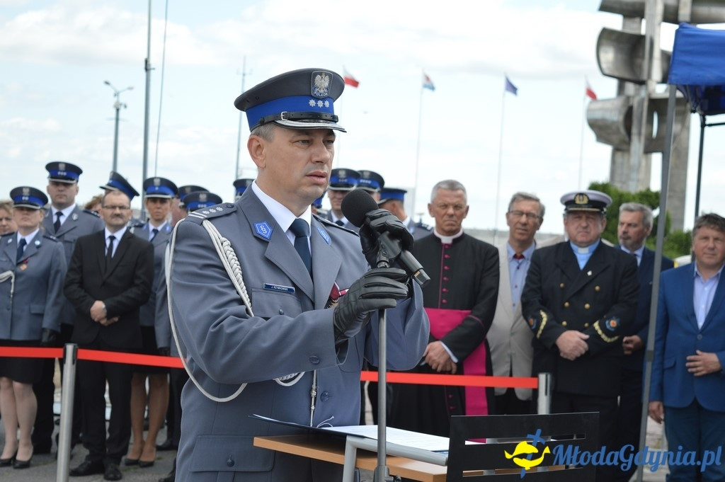 Uroczyste obchody Święta Policji województwa Pomorskiego w Gdyni.