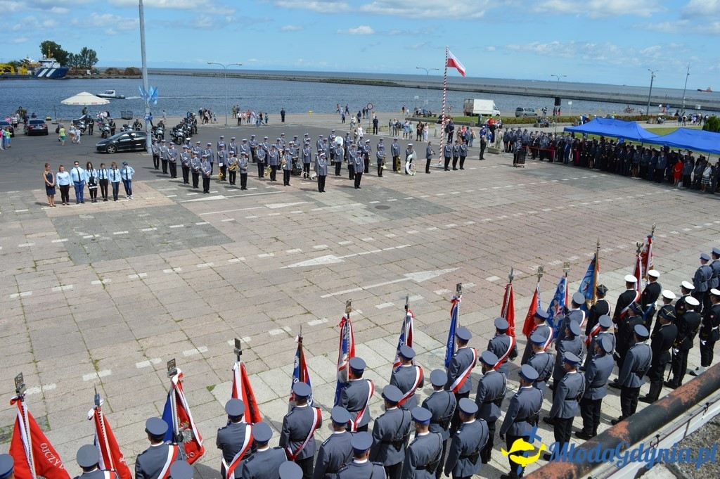 Uroczyste obchody Święta Policji województwa Pomorskiego w Gdyni.