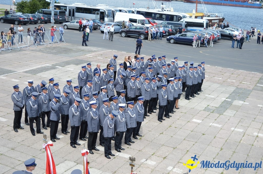 Uroczyste obchody Święta Policji województwa Pomorskiego w Gdyni.