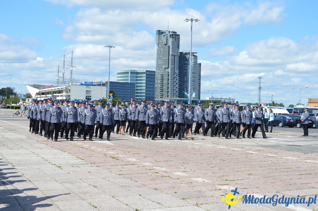 Uroczyste obchody Święta Policji województwa Pomorskiego w Gdyni.