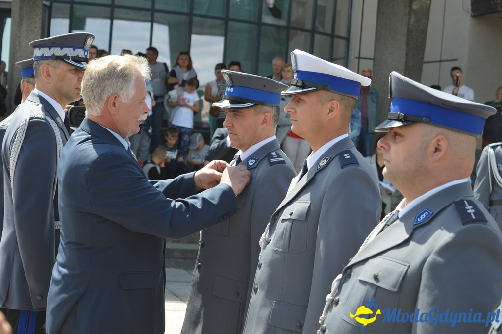 Uroczyste obchody Święta Policji województwa Pomorskiego w Gdyni.