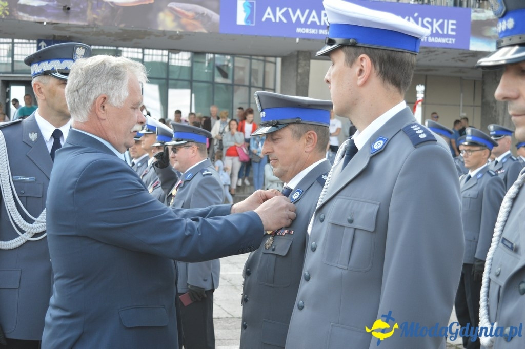 Uroczyste obchody Święta Policji województwa Pomorskiego w Gdyni.