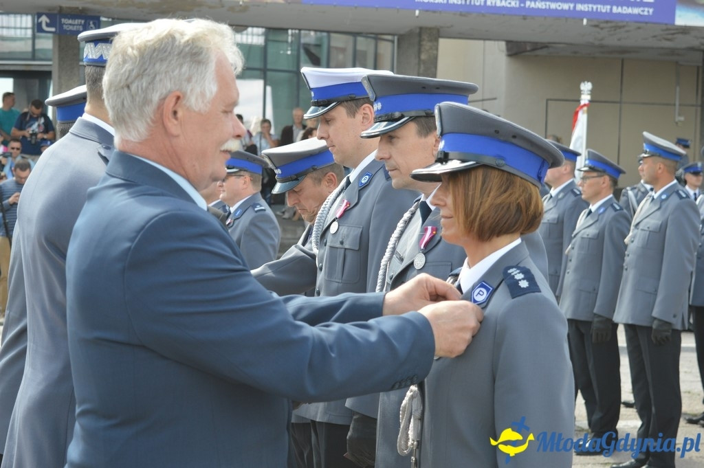 Uroczyste obchody Święta Policji województwa Pomorskiego w Gdyni.