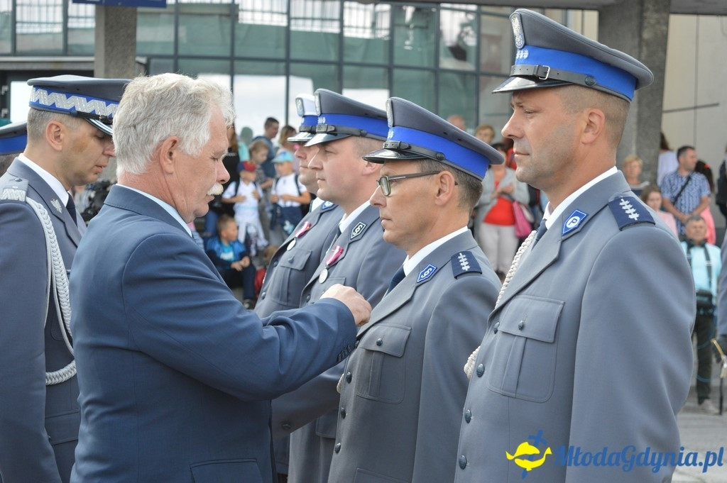 Uroczyste obchody Święta Policji województwa Pomorskiego w Gdyni.