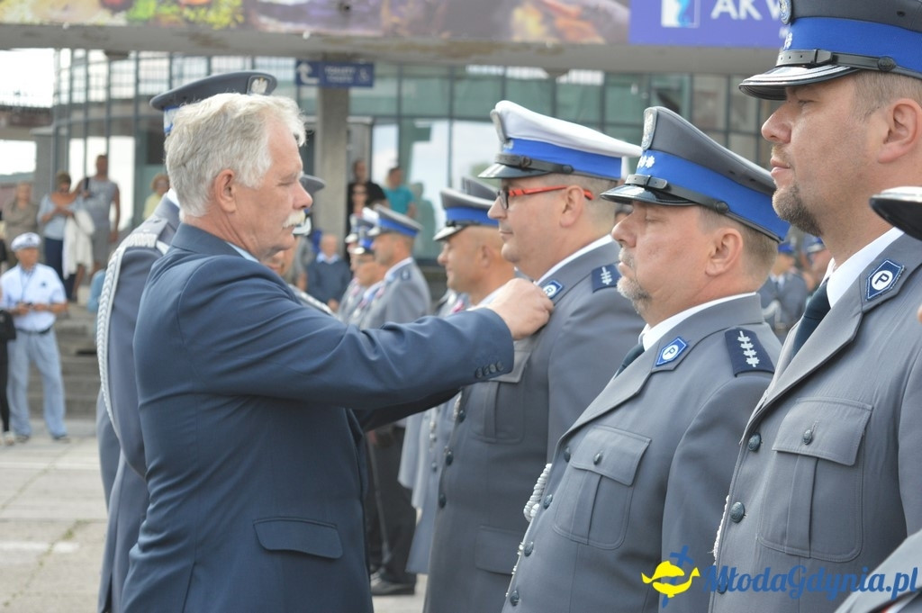 Uroczyste obchody Święta Policji województwa Pomorskiego w Gdyni.