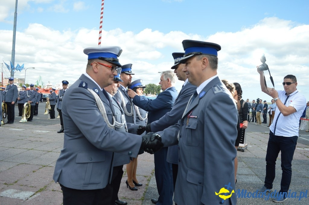 Uroczyste obchody Święta Policji województwa Pomorskiego w Gdyni.