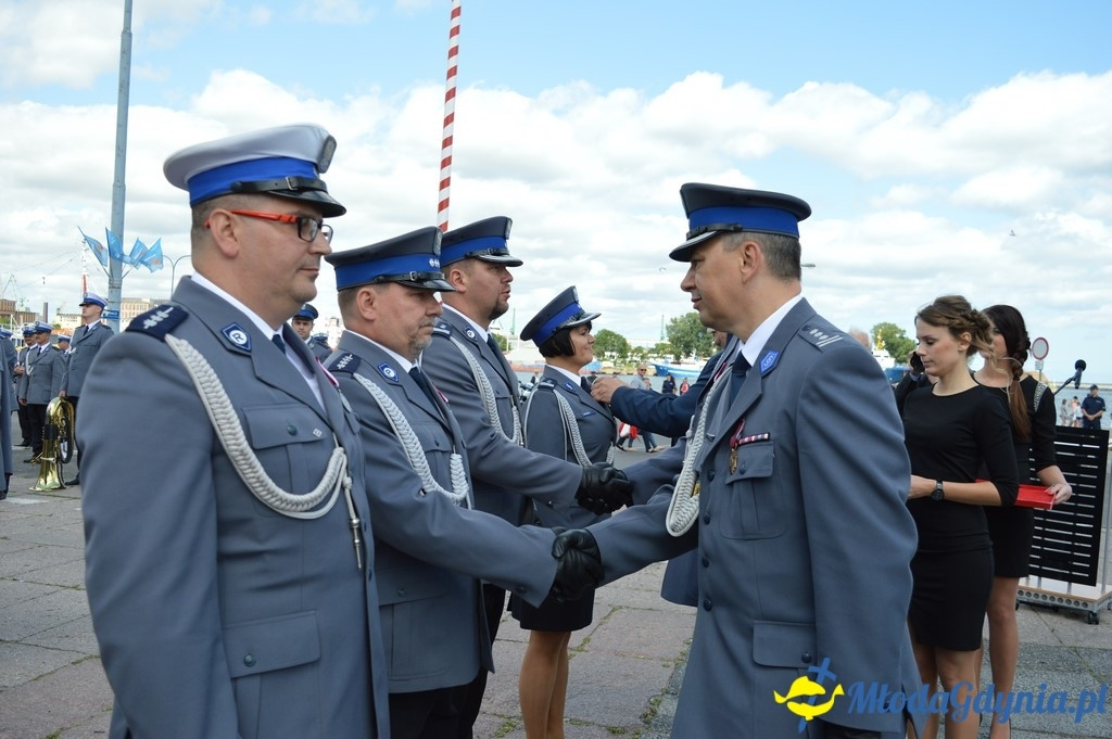 Uroczyste obchody Święta Policji województwa Pomorskiego w Gdyni.