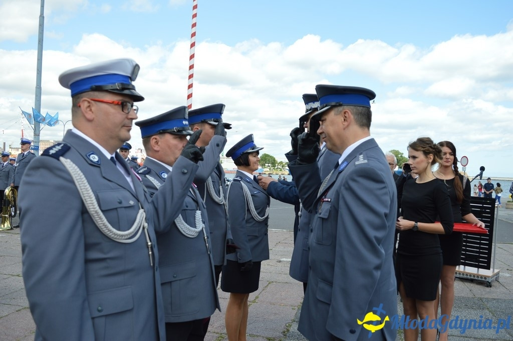 Uroczyste obchody Święta Policji województwa Pomorskiego w Gdyni.