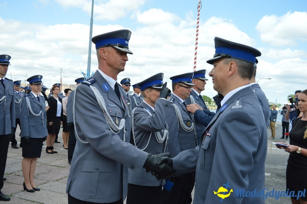 Uroczyste obchody Święta Policji województwa Pomorskiego w Gdyni.
