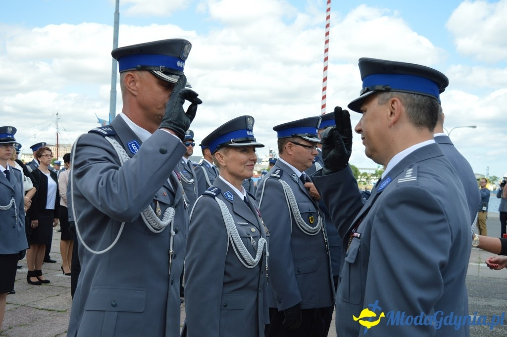 Uroczyste obchody Święta Policji województwa Pomorskiego w Gdyni.