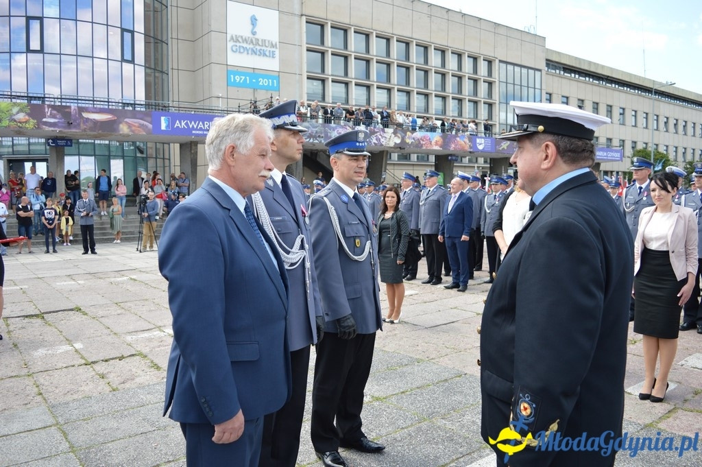 Uroczyste obchody Święta Policji województwa Pomorskiego w Gdyni.