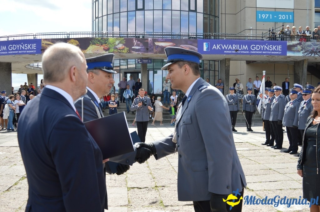 Uroczyste obchody Święta Policji województwa Pomorskiego w Gdyni.