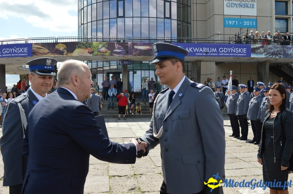 Uroczyste obchody Święta Policji województwa Pomorskiego w Gdyni.