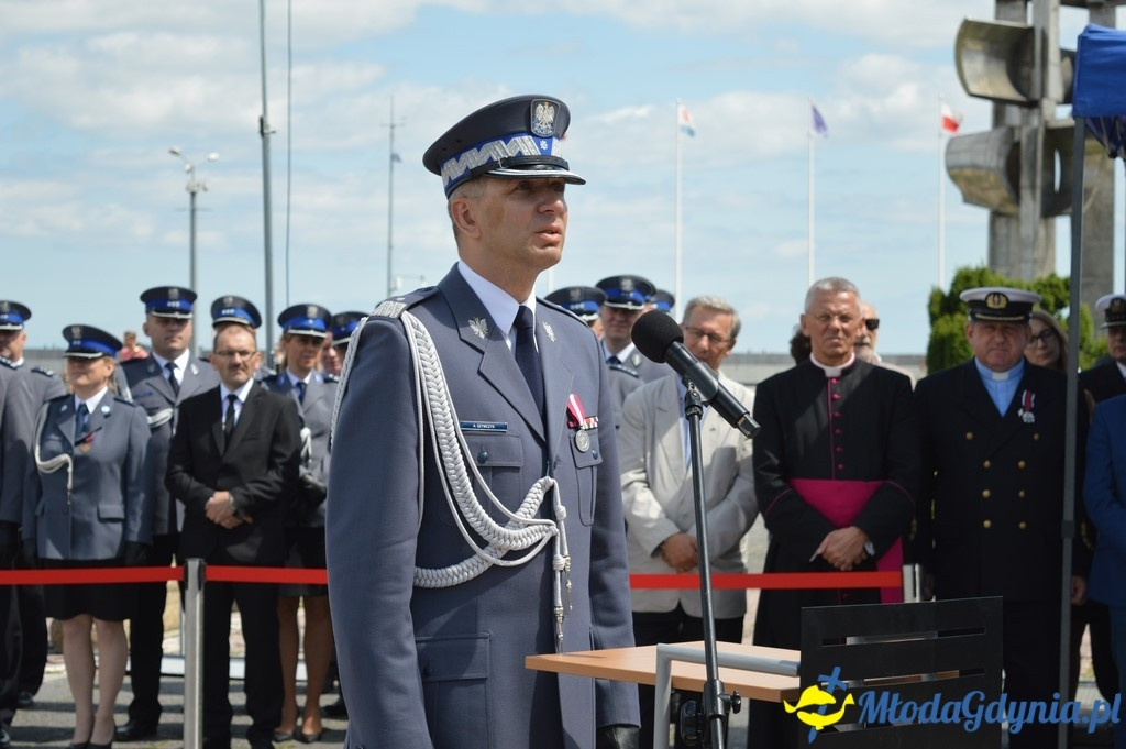 Uroczyste obchody Święta Policji województwa Pomorskiego w Gdyni.