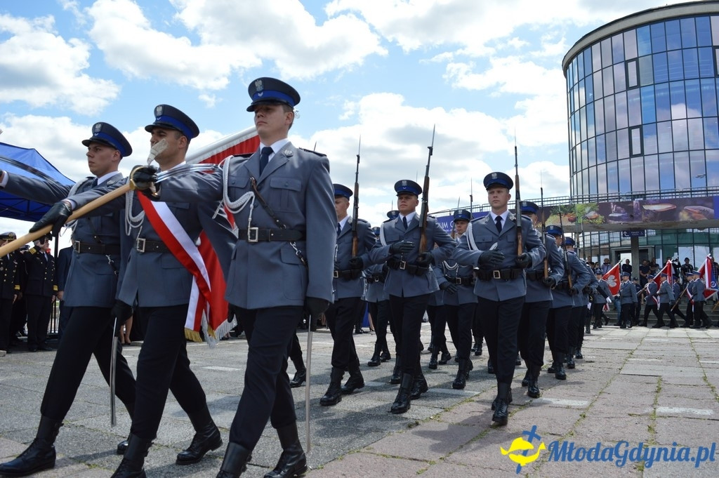 Uroczyste obchody Święta Policji województwa Pomorskiego w Gdyni.