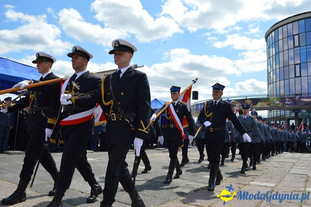 Uroczyste obchody Święta Policji województwa Pomorskiego w Gdyni.