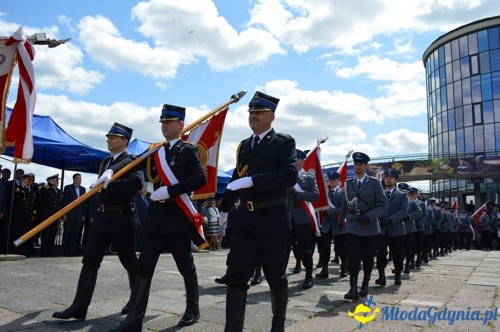 Uroczyste obchody Święta Policji województwa Pomorskiego w Gdyni.