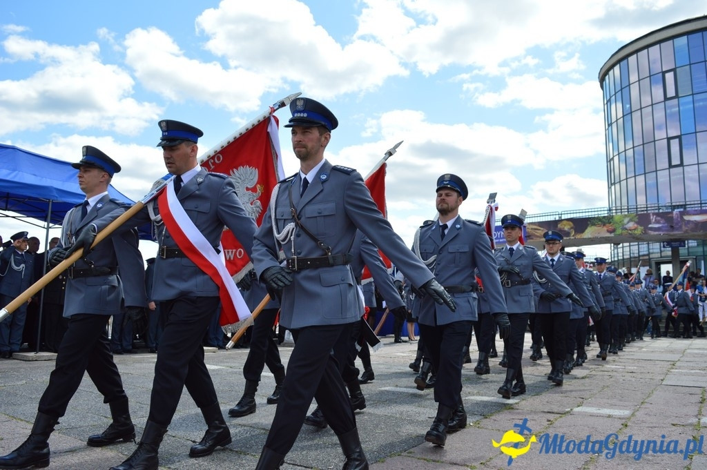 Uroczyste obchody Święta Policji województwa Pomorskiego w Gdyni.