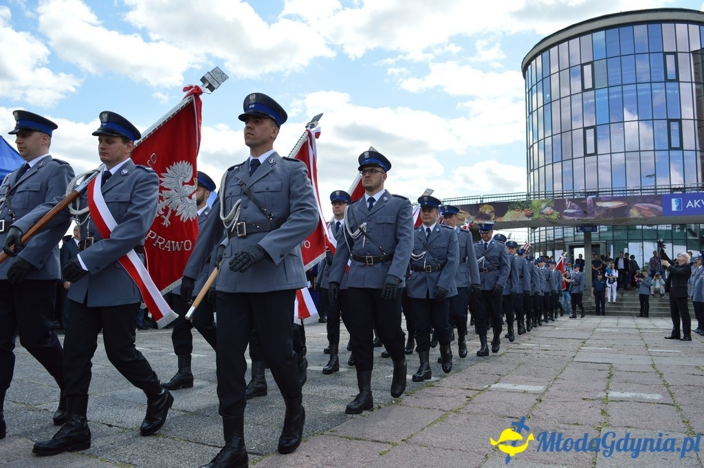 Uroczyste obchody Święta Policji województwa Pomorskiego w Gdyni.