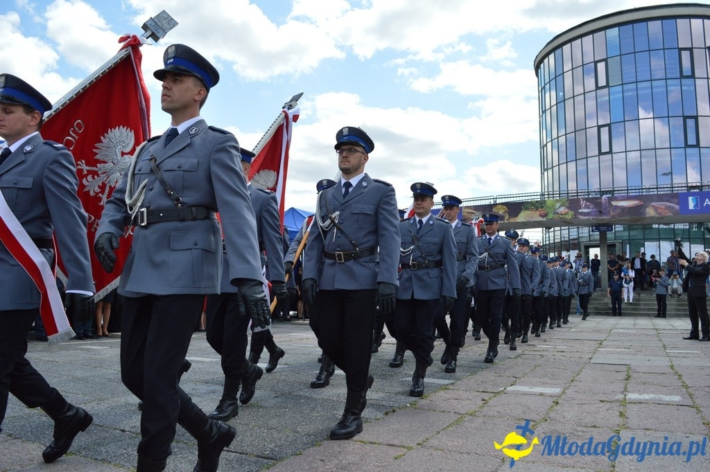 Uroczyste obchody Święta Policji województwa Pomorskiego w Gdyni.