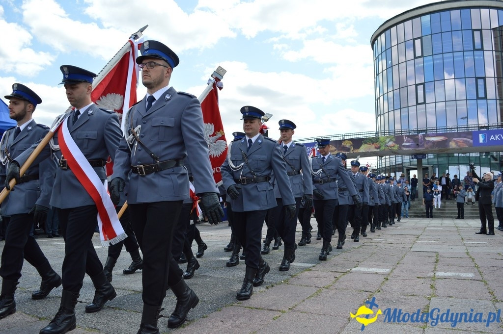 Uroczyste obchody Święta Policji województwa Pomorskiego w Gdyni.