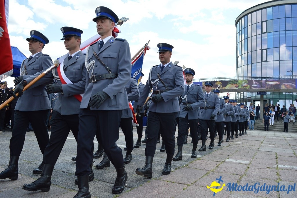 Uroczyste obchody Święta Policji województwa Pomorskiego w Gdyni.