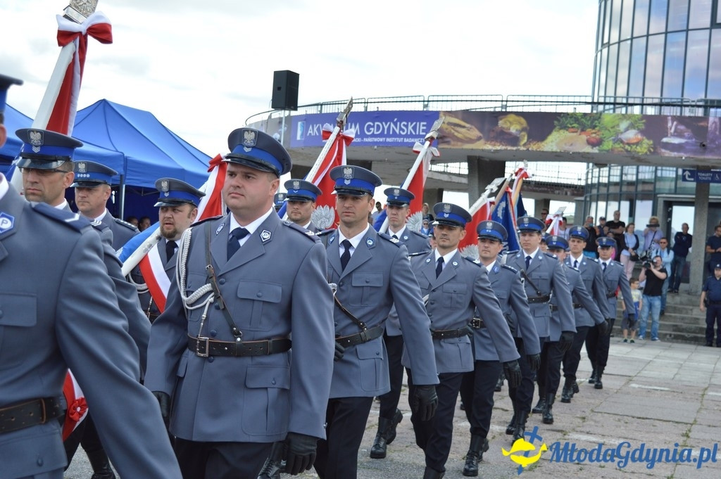 Uroczyste obchody Święta Policji województwa Pomorskiego w Gdyni.