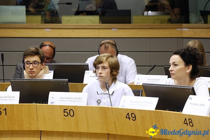 Uczniowie Gimnazjum nr 11 w Gdyni w Parlamencie Europejskim