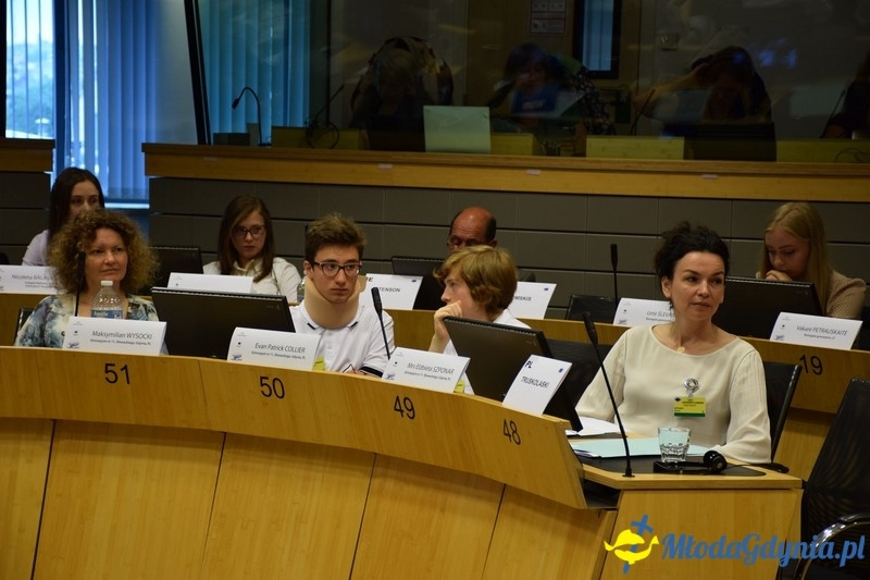 Uczniowie Gimnazjum nr 11 w Gdyni w Parlamencie Europejskim