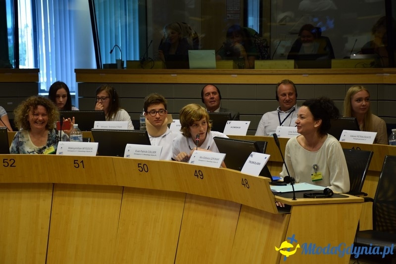 Uczniowie Gimnazjum nr 11 w Gdyni w Parlamencie Europejskim