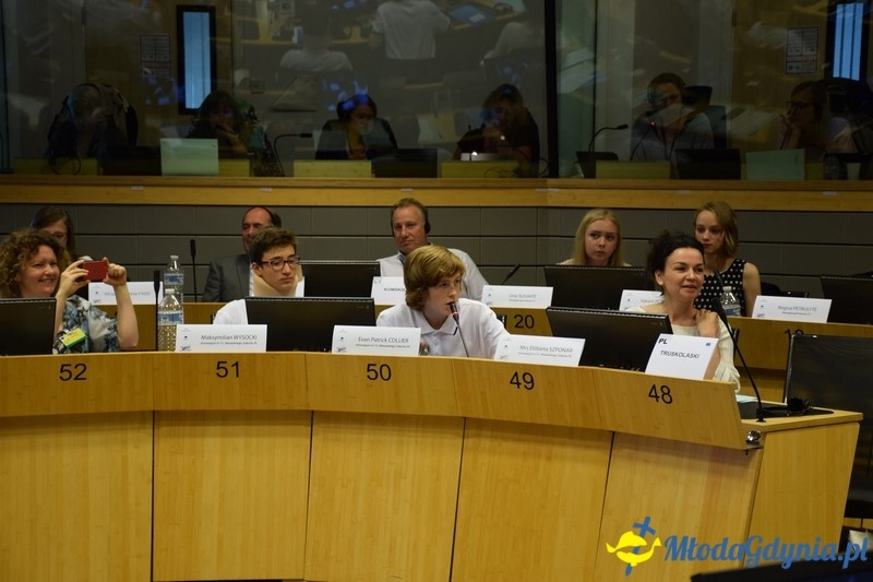 Uczniowie Gimnazjum nr 11 w Gdyni w Parlamencie Europejskim