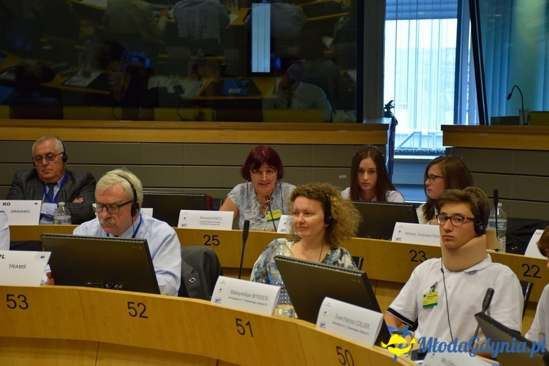Uczniowie Gimnazjum nr 11 w Gdyni w Parlamencie Europejskim