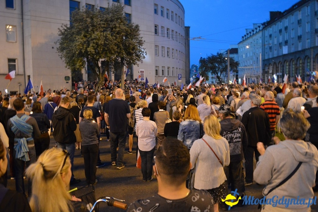 Czwartkowy protest pod Sądem Rejonowym w Gdyni