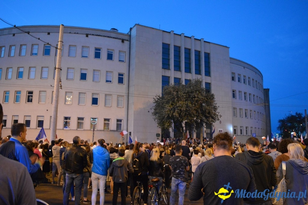 Czwartkowy protest pod Sądem Rejonowym w Gdyni