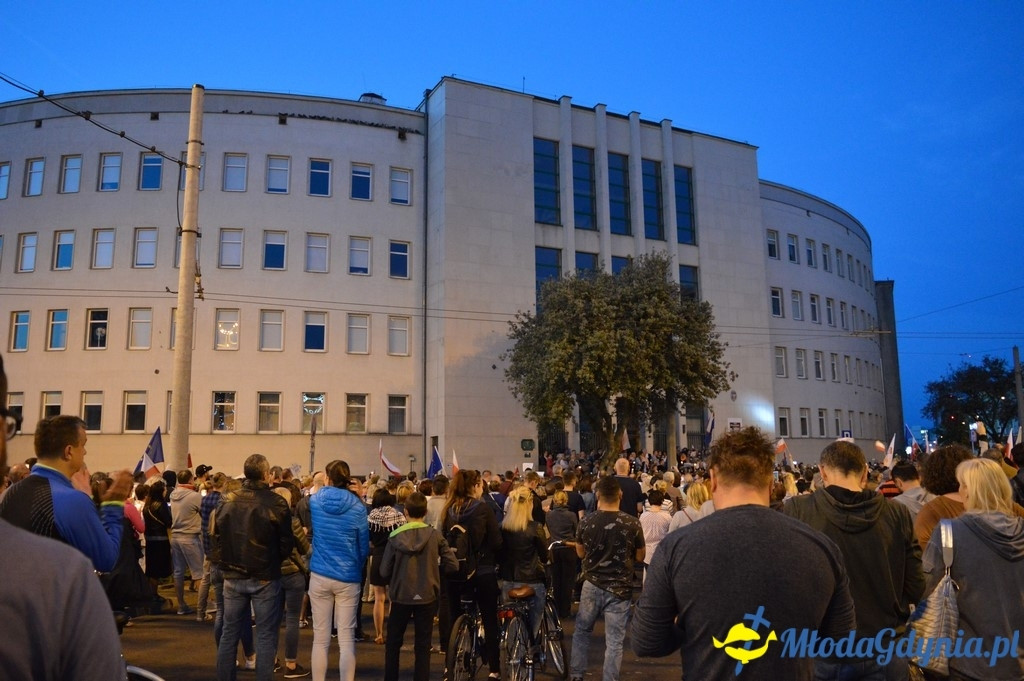 Czwartkowy protest pod Sądem Rejonowym w Gdyni