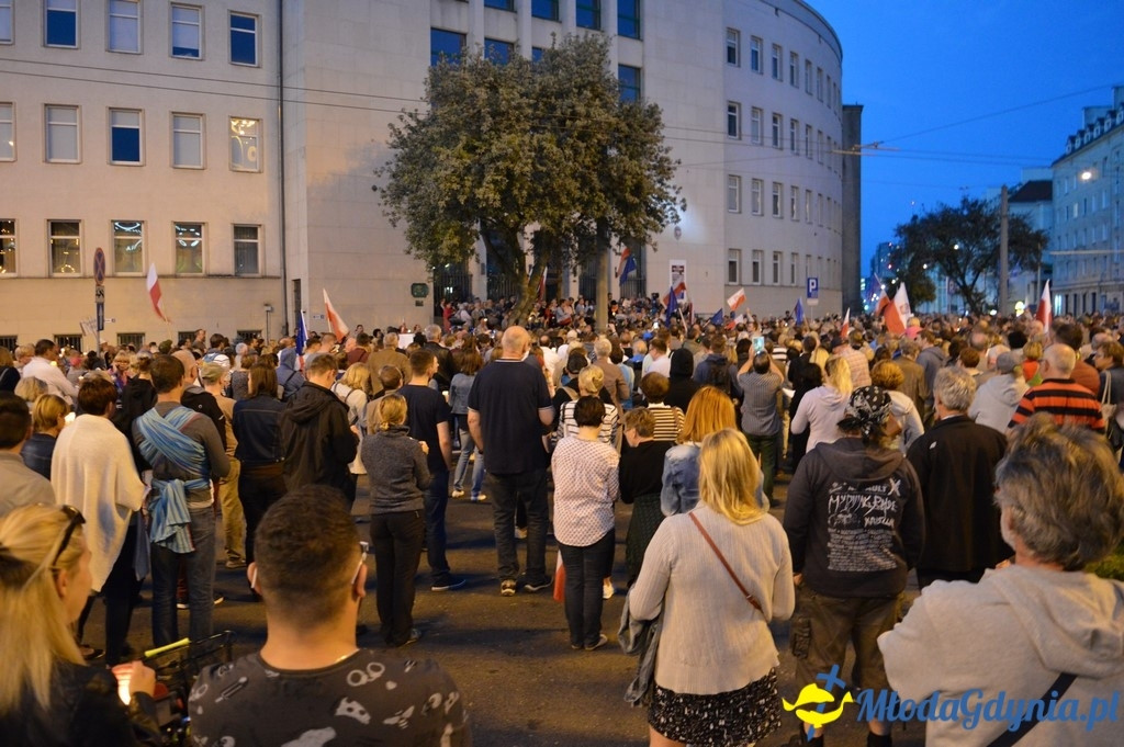 Czwartkowy protest pod Sądem Rejonowym w Gdyni