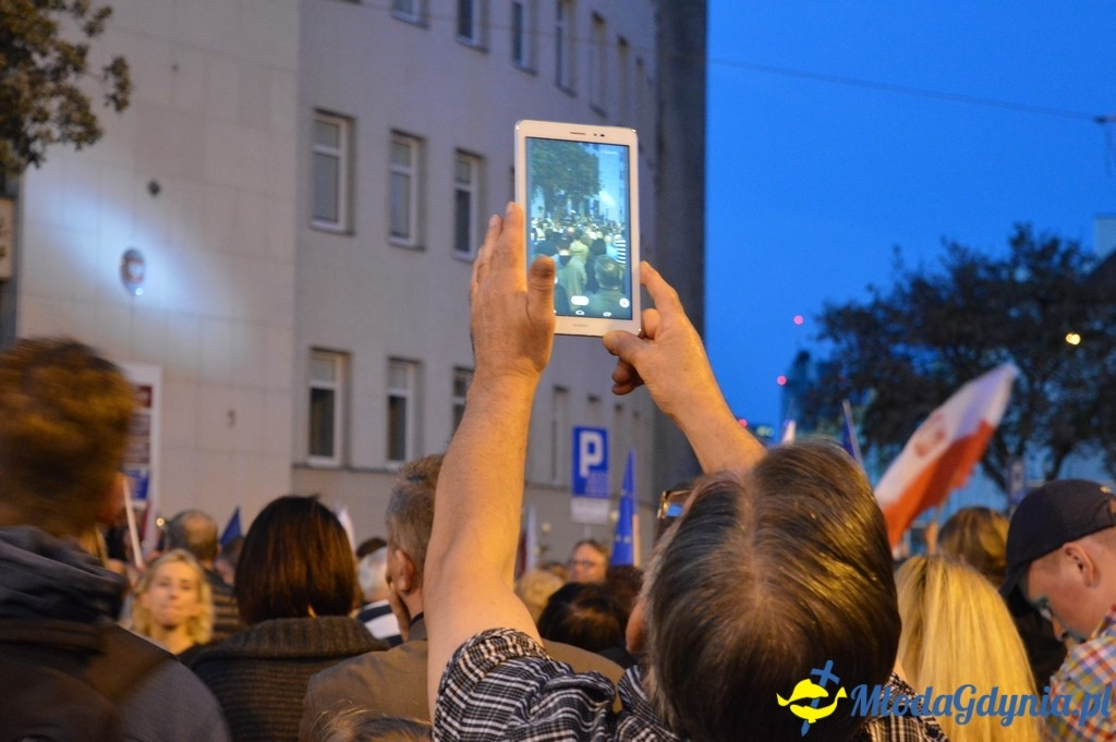 Czwartkowy protest pod Sądem Rejonowym w Gdyni